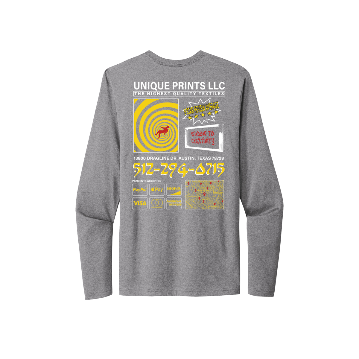 Shop Tee - Grey - LS